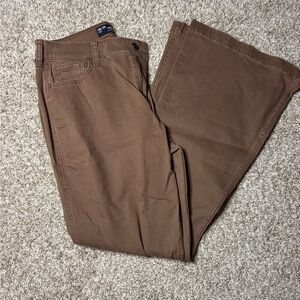 Hollister Women's Brown High Rise Vintage Flare Jeans